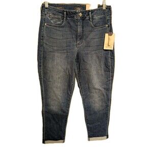 NYDJ Girlfriend Jeans Size 8 Cool Embrance Lift Tuck Technology High Rise LANA